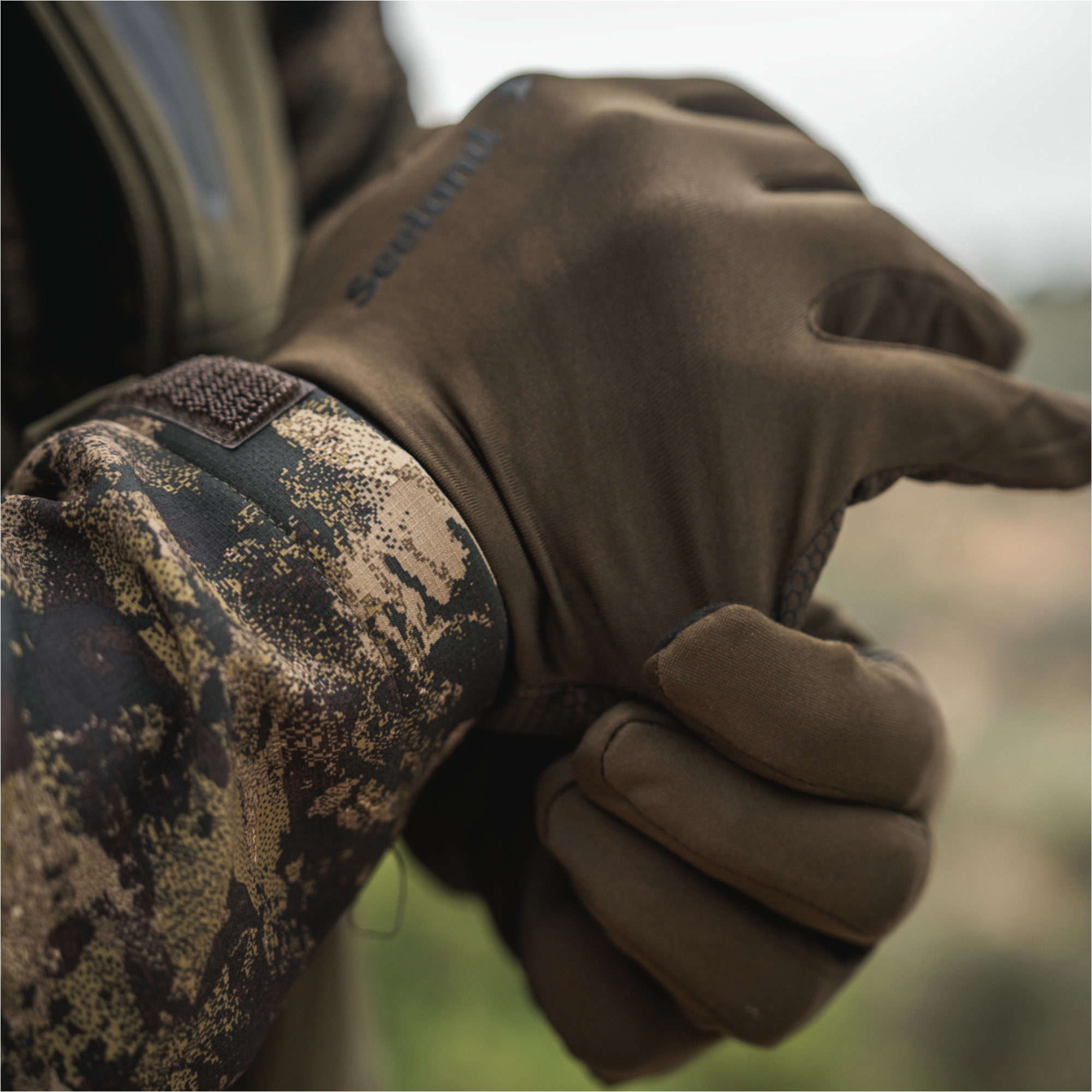 2025 Seeland Mens Grip Gloves 40435 - Pine Green